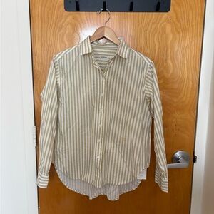 Toteme striped button down blouse